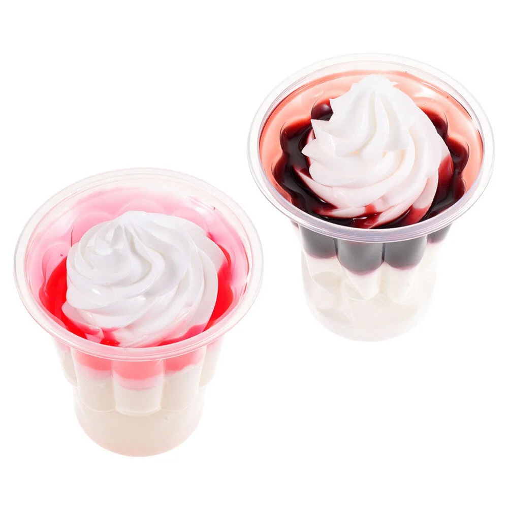 2 Pcs Replica Fake Ice Cream. Toy Fruit Toys Photography Props Store Display Model Candy Decor Food Artificial
2 Pcs Replica Fake Ice Cream. Toy Fruit Toys Photography Props Store Display Model Candy Decor Food Artificial