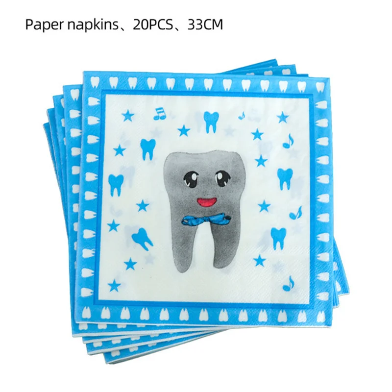 First Tooth Party Background Cloth Balloon Teeth Pattern Paper Cups Plates Napkins Theme Party Supplies Decoration
First Tooth Party Background Cloth Balloon Teeth Pattern Paper Cups Plates Napkins Theme Party Supplies Decoration