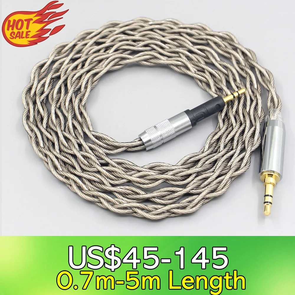 99% Pure Silver + Graphene Silver Plated Shield Earphone Cable For Audio Technica ATH-M50x ATH-M40x ATH-M70x ATH-M60x LN007955
99% Pure Silver + Graphene Silver Plated Shield Earphone Cable For Audio Technica ATH-M50x ATH-M40x ATH-M70x ATH-M60x LN007955