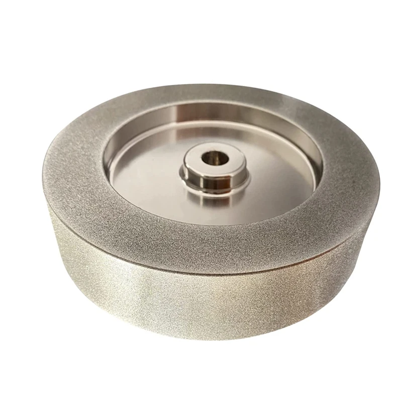 CBN Grinding Wheels 150mm Electro-plating Borazon for Sharpening Wood Turing Tool 180/600 Grit 6 Inch, 1.5'' Wide, 0.5'' Arbor
CBN Grinding Wheels 150mm Electro-plating Borazon for Sharpening Wood Turing Tool 180/600 Grit 6 Inch, 1.5'' Wide, 0.5'' Arbor