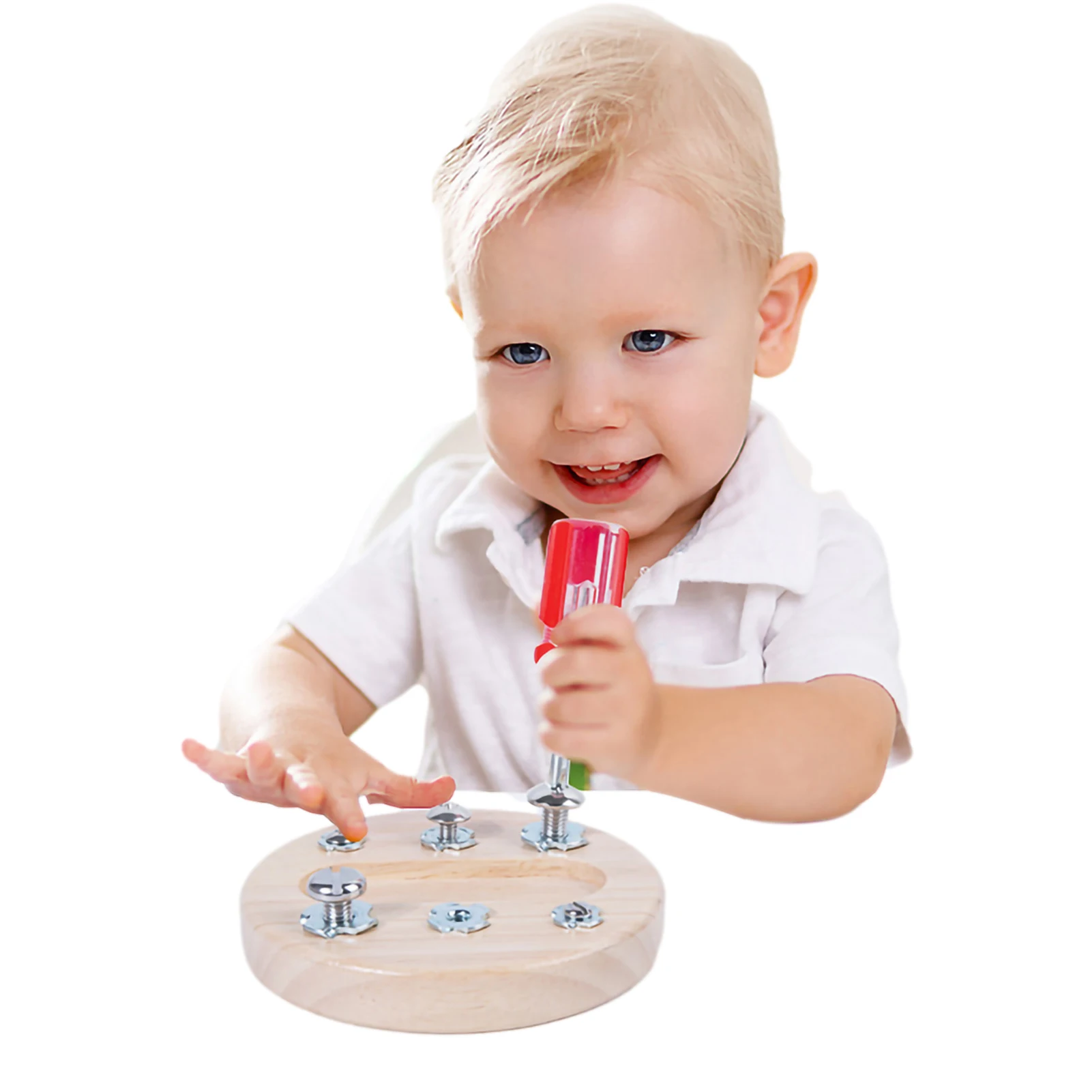 Montessori Educational Wooden Toy Screwdriver Board For Early Childhood Preschool Hands-on Skills Training
Montessori Educational Wooden Toy Screwdriver Board For Early Childhood Preschool Hands-on Skills Training