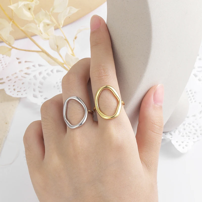Rings for Women Man Irregular Hollow Ellipse Silver Color Gold Color Geometric Ring for Women Open Rings Rings 2021 Trend
Rings for Women Man Irregular Hollow Ellipse Silver Color Gold Color Geometric Ring for Women Open Rings Rings 2021 Trend
