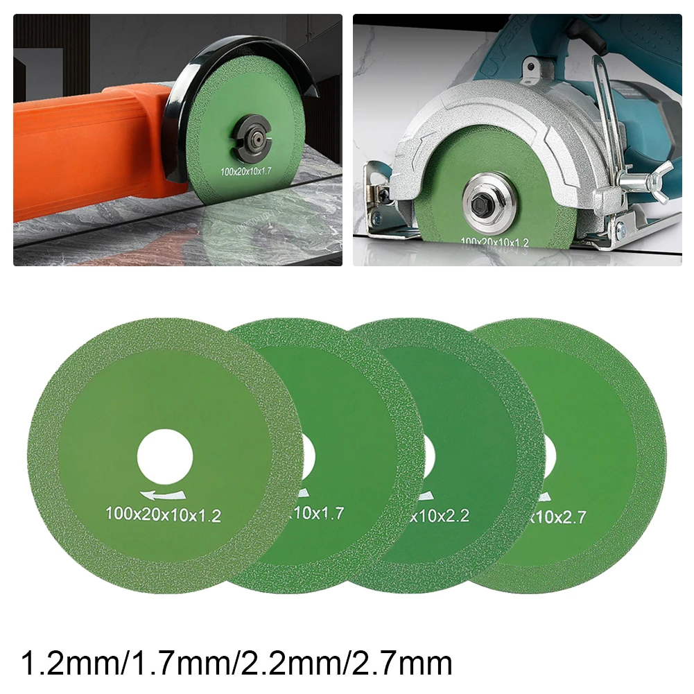 1pcs 100mm Diamond Saw Blade Cutting Disc For Angle Grinder Tile Marble Glass Special Cement Seam Cleaning Cutting Disc
1pcs 100mm Diamond Saw Blade Cutting Disc For Angle Grinder Tile Marble Glass Special Cement Seam Cleaning Cutting Disc
