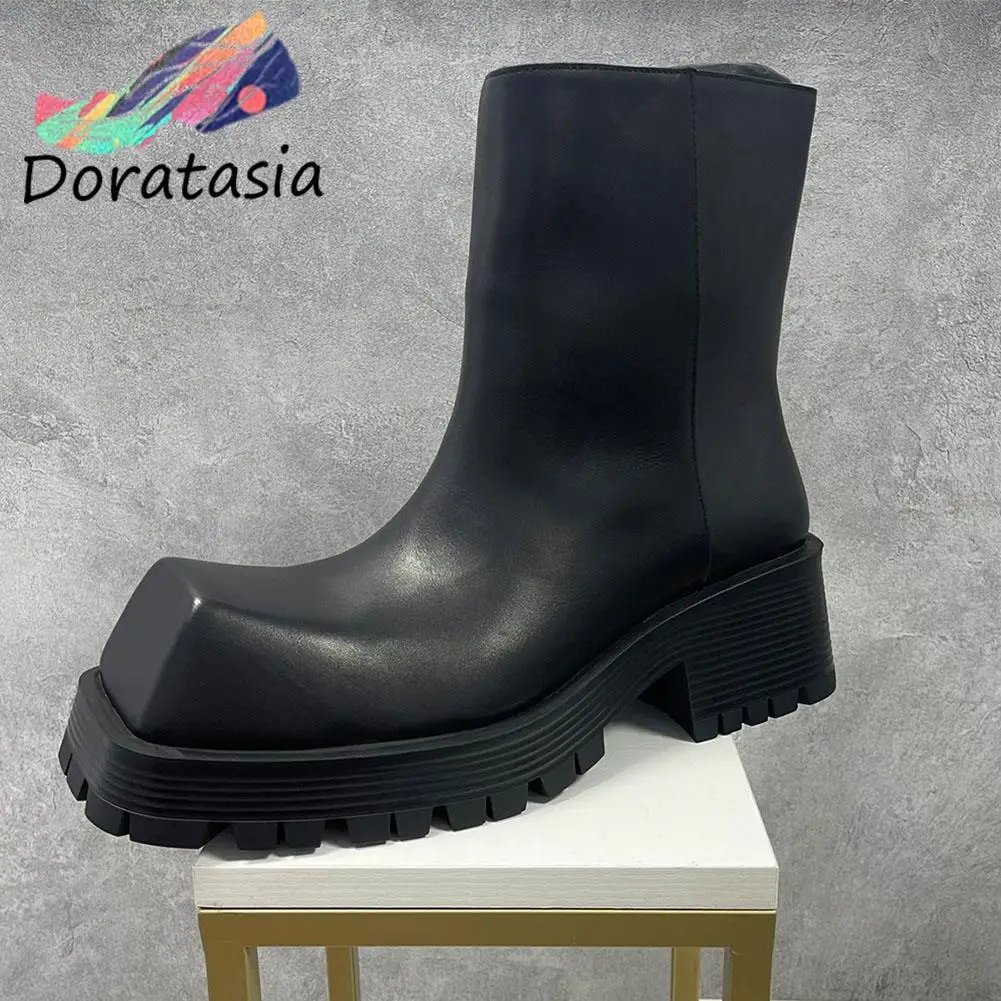 Gothic Punk New Winter Platform Women's Boots Fashion Chunky Heel Ankle Slip On Casual Comfy Boots Woman Luxury Trendy Shoes
Gothic Punk New Winter Platform Women's Boots Fashion Chunky Heel Ankle Slip On Casual Comfy Boots Woman Luxury Trendy Shoes