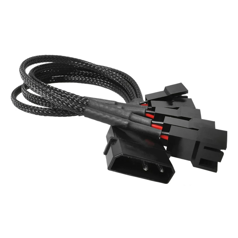 Computer Cooling Fan Cable Large 4Pin To 4Pin/3P One Minute Five Turn Cable Computer Fan Cable Splitter Power Cable
Computer Cooling Fan Cable Large 4Pin To 4Pin/3P One Minute Five Turn Cable Computer Fan Cable Splitter Power Cable