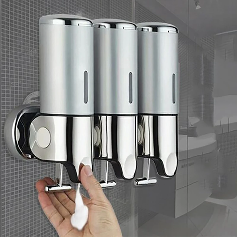 Bathroom Foam Soap Dispenser Hand Sanitizer Holder Wall Mount Soap Shampoo Head Shower Liquid Dispenser For Bathroom Accessories
Bathroom Foam Soap Dispenser Hand Sanitizer Holder Wall Mount Soap Shampoo Head Shower Liquid Dispenser For Bathroom Accessories