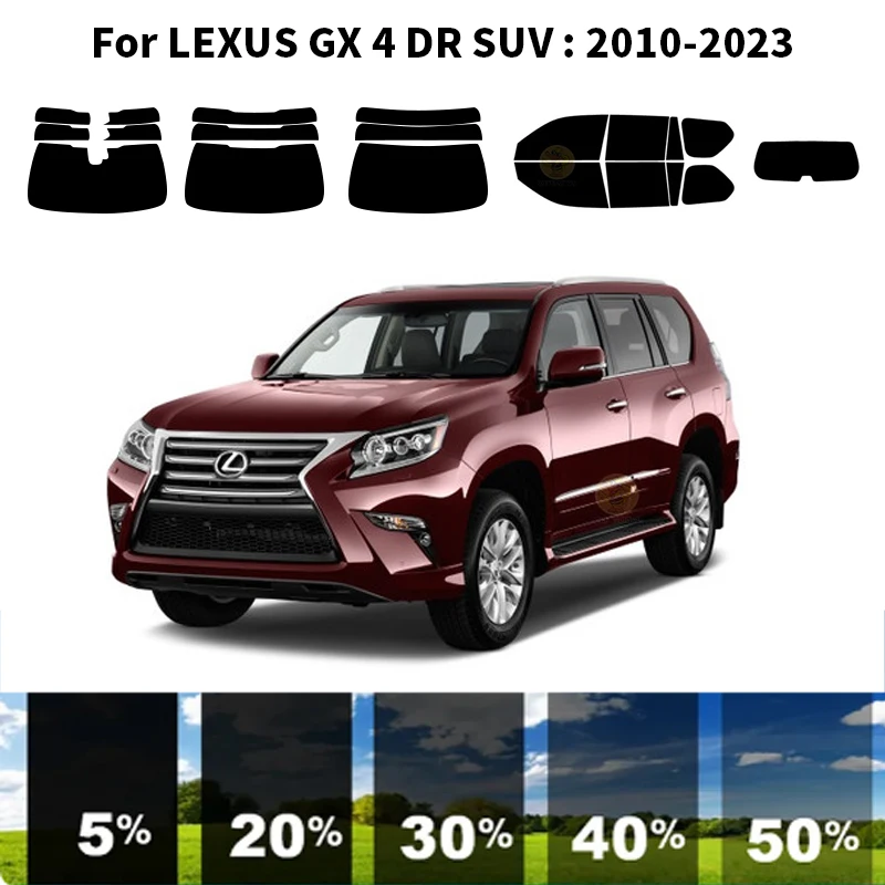 Нанокерамическая Автомобильная УФ-пленка Precut для окон, автомобильная оконная пленка для LEXUS GX 4 DR SUV 2010-2023
Нанокерамическая Автомобильная УФ-пленка Precut для окон, автомобильная оконная пленка для LEXUS GX 4 DR SUV 2010-2023