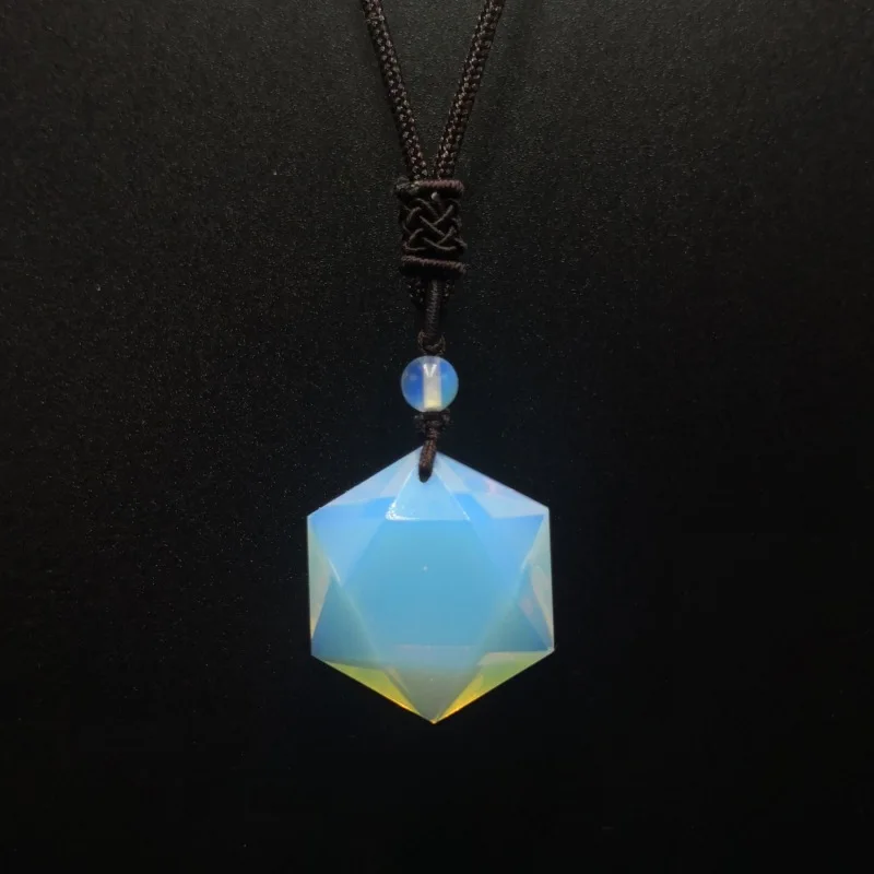 Natural Opal Stone Hexagon Star Of David Pendant Necklace Fo Men Women Energy Obsidian Stone Pendant Jewelry Gifts Rope Chain
Natural Opal Stone Hexagon Star Of David Pendant Necklace Fo Men Women Energy Obsidian Stone Pendant Jewelry Gifts Rope Chain
