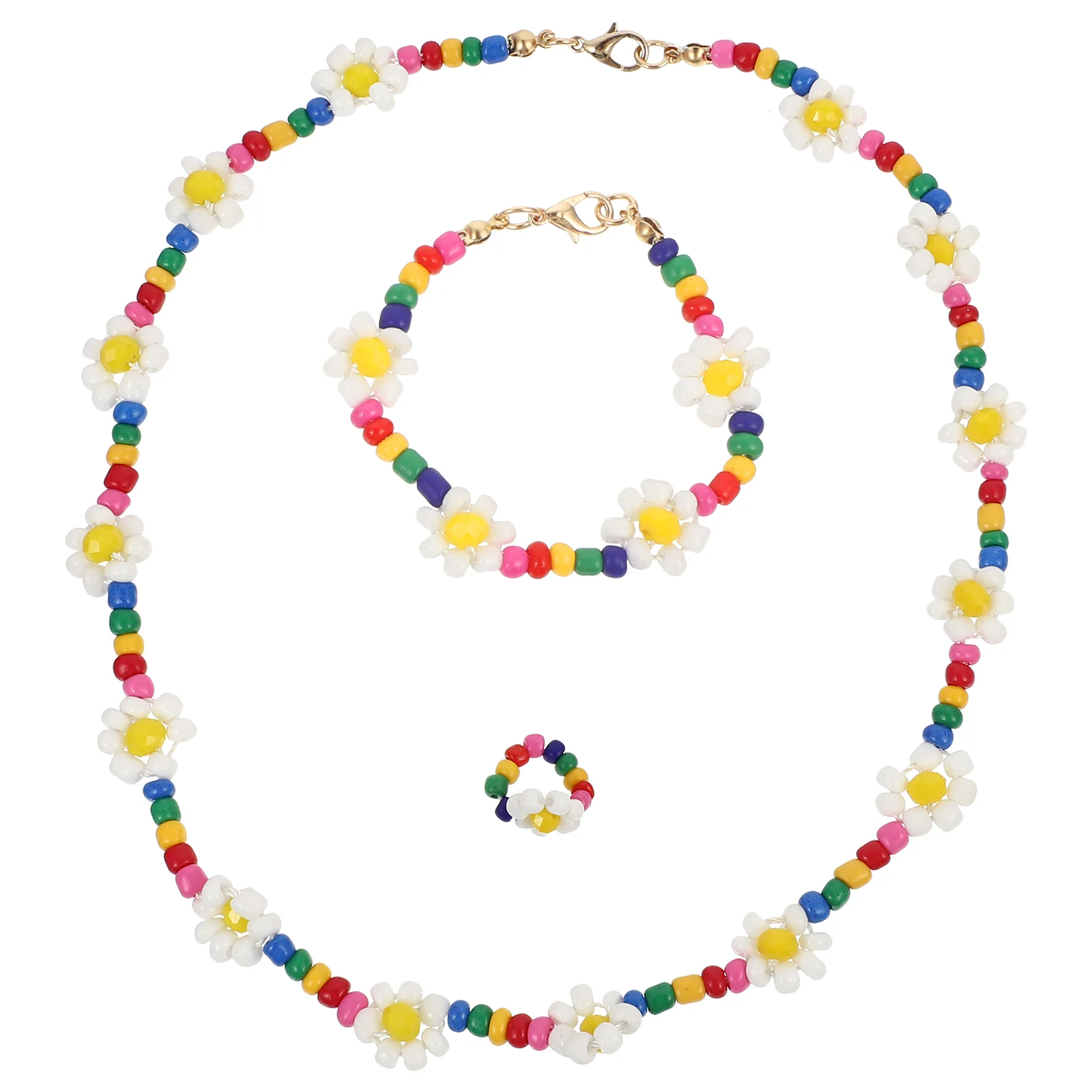 Girls Kids Necklace Toy Set Bracelet Daisy Jewelry Beadedringsflower Beads Birthday Toddler Earringsbaby Shwoer Party Gifts Gift
Girls Kids Necklace Toy Set Bracelet Daisy Jewelry Beadedringsflower Beads Birthday Toddler Earringsbaby Shwoer Party Gifts Gift