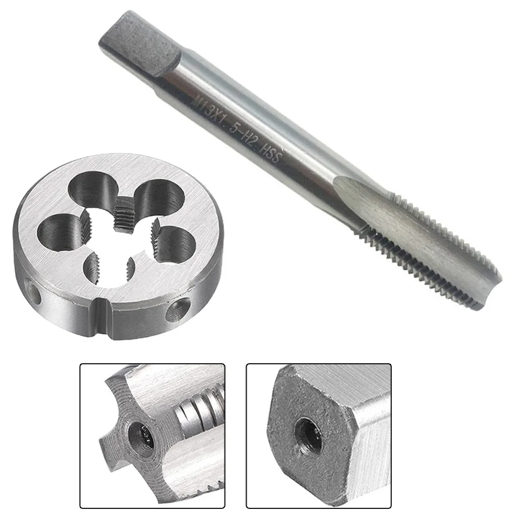 2PCS HSS M13X1.5mm Right Hand Tap And Die Metric Thread Metalworking Tool Machine Threading Tool Screw Thread Tap Drill Die Set
2PCS HSS M13X1.5mm Right Hand Tap And Die Metric Thread Metalworking Tool Machine Threading Tool Screw Thread Tap Drill Die Set