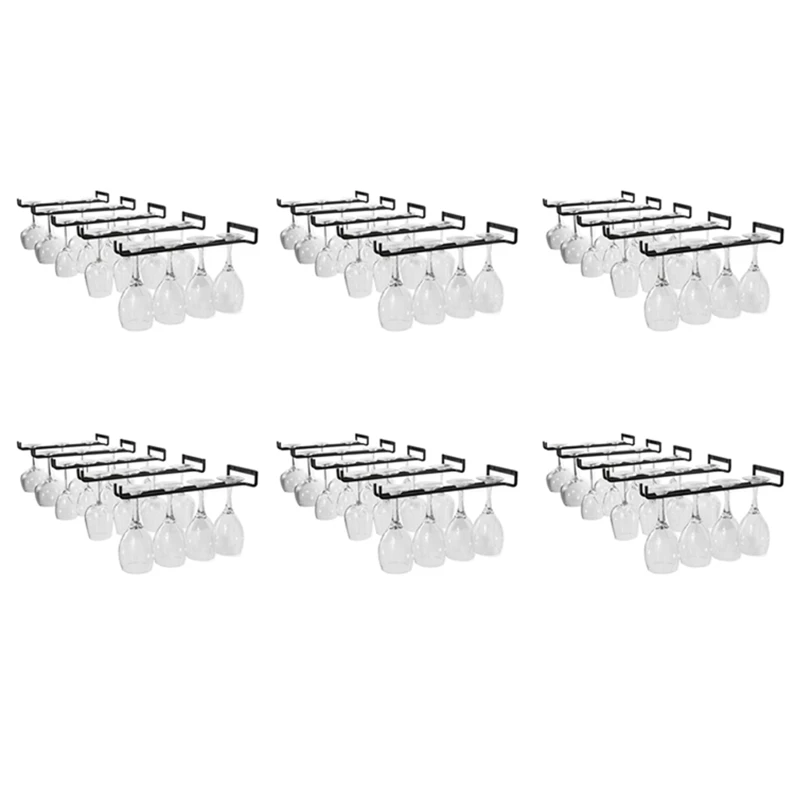 30 Pcs Stemware Wine Glass Storage Rack,Wall Mountable Kitchen Storage Rack ,Black,11 Inch / 30Cm
30 Pcs Stemware Wine Glass Storage Rack,Wall Mountable Kitchen Storage Rack ,Black,11 Inch / 30Cm