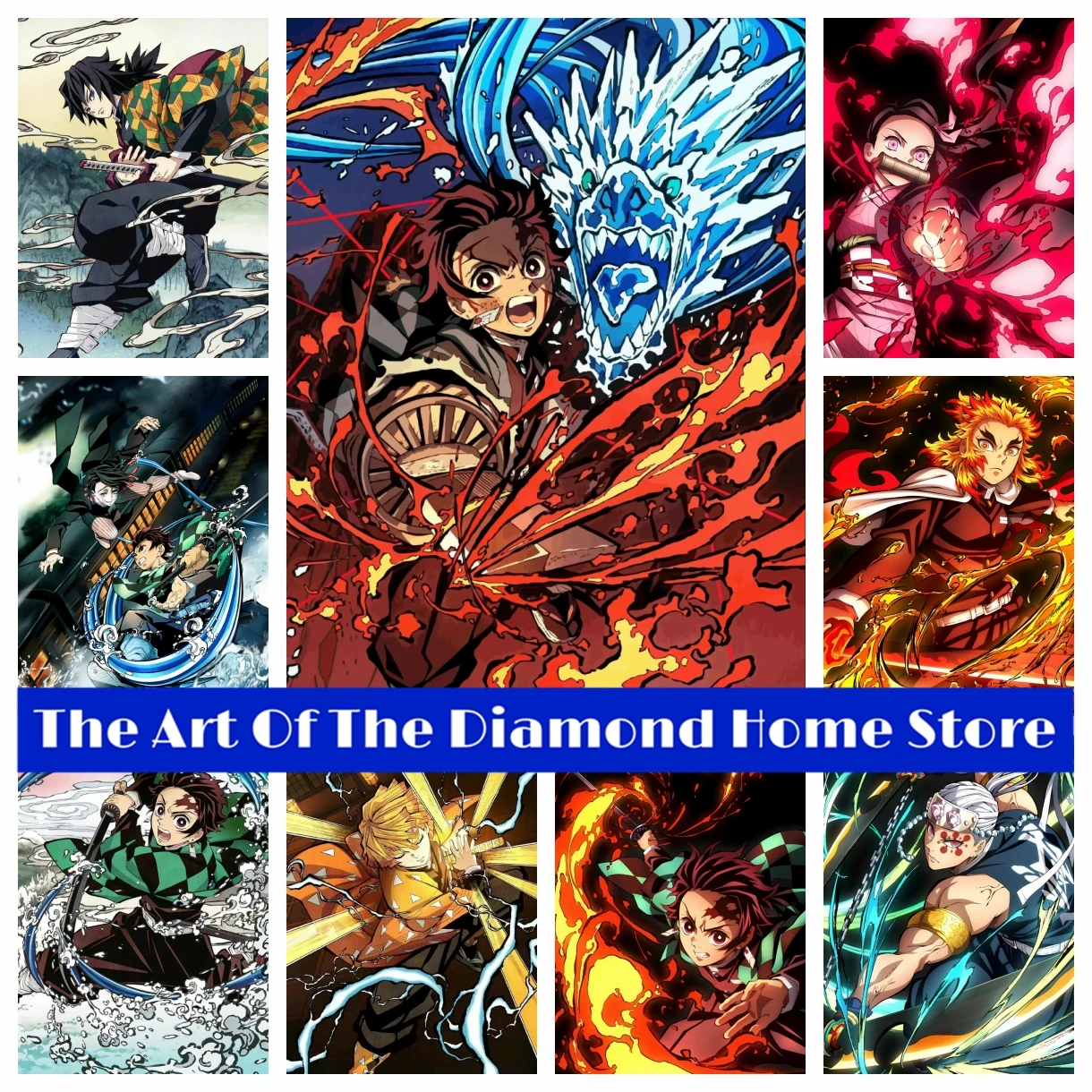 5D DIY AB Diamond Painting Embroidery Demon Slayer Japan Anime Art Cross Stitch Mosaic Handicraft Home Decor Children's Gift
5D DIY AB Diamond Painting Embroidery Demon Slayer Japan Anime Art Cross Stitch Mosaic Handicraft Home Decor Children's Gift