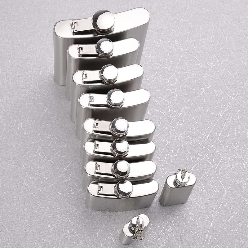 1-10 oz High Quality Wine Whisky Pot Bottle Hip Flasks Drinker Alcohol Bottle Portable Drinkware Stainless Steel
1-10 oz High Quality Wine Whisky Pot Bottle Hip Flasks Drinker Alcohol Bottle Portable Drinkware Stainless Steel