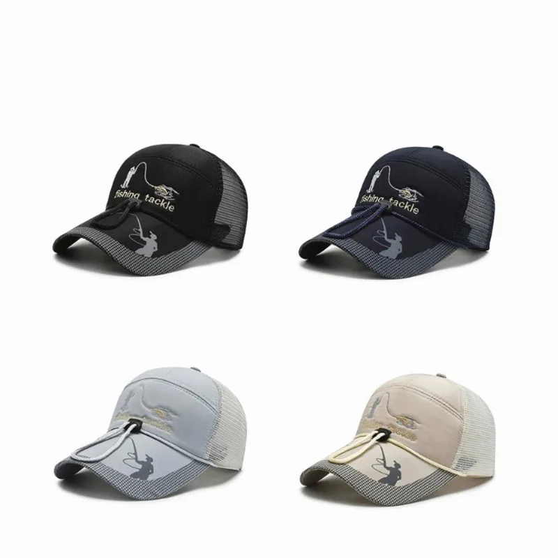 Outdoor Sport Baseball Cap Spring and Summer Men Women Fashion Outdoor Sun Protection Tackle Mesh Baseball Cap Fishing Hat
Outdoor Sport Baseball Cap Spring and Summer Men Women Fashion Outdoor Sun Protection Tackle Mesh Baseball Cap Fishing Hat