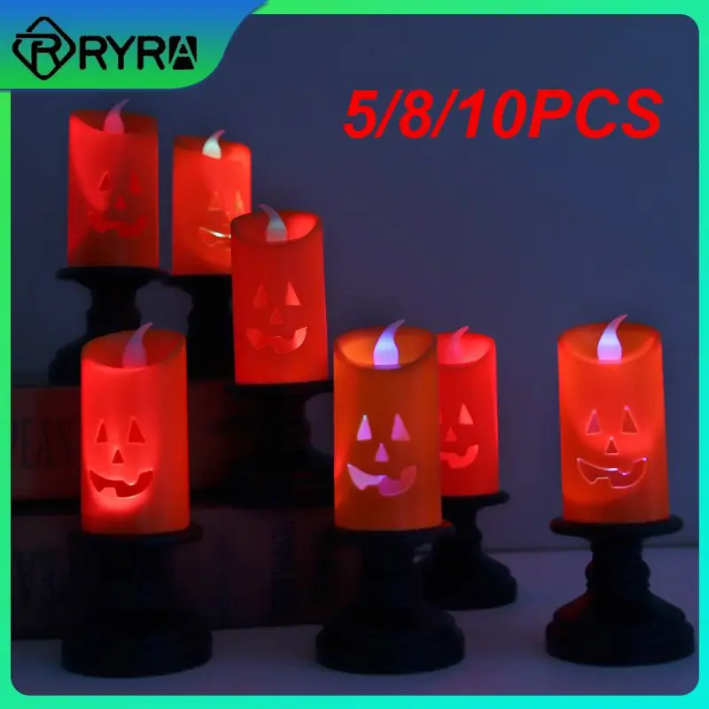 LED Candle Light Halloween Pumpkin Table Top Decor Colorful Candlestick Holiday DIY Decor Party Happy Halloween Party Supplies
LED Candle Light Halloween Pumpkin Table Top Decor Colorful Candlestick Holiday DIY Decor Party Happy Halloween Party Supplies