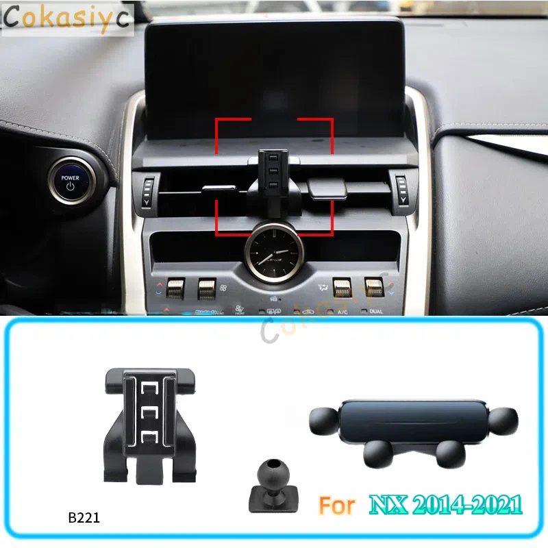 Автомобильный держатель для телефона для Lexus NX 200t 200 2014-2021 гравитационная Подставка Кронштейн для горизонтального GPS мобильного телефона аксессуары с основанием
Автомобильный держатель для телефона для Lexus NX 200t 200 2014-2021 гравитационная Подставка Кронштейн для горизонтального GPS мобильного телефона аксессуары с основанием