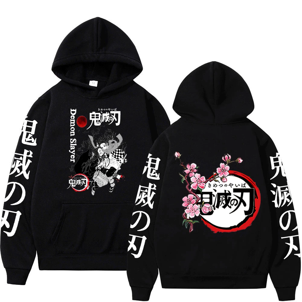 Japanese Anime Hoodies Demon Slayer Graphic Print Hoodie Sweatshirt Aesthetic Harajuku Fashion Men Women's Hooded Pullover Coat
Japanese Anime Hoodies Demon Slayer Graphic Print Hoodie Sweatshirt Aesthetic Harajuku Fashion Men Women's Hooded Pullover Coat