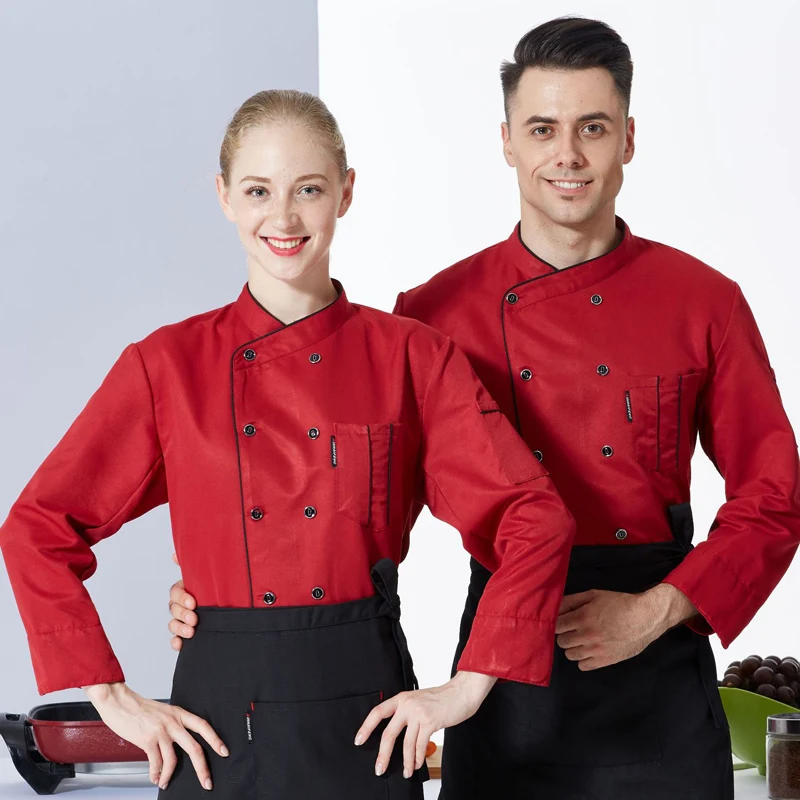 Мужская куртка шеф-повара с длинным рукавом, Рабочая Униформа для ресторанов и отелей, одежда для официантов, весна-лето
Мужская куртка шеф-повара с длинным рукавом, Рабочая Униформа для ресторанов и отелей, одежда для официантов, весна-лето