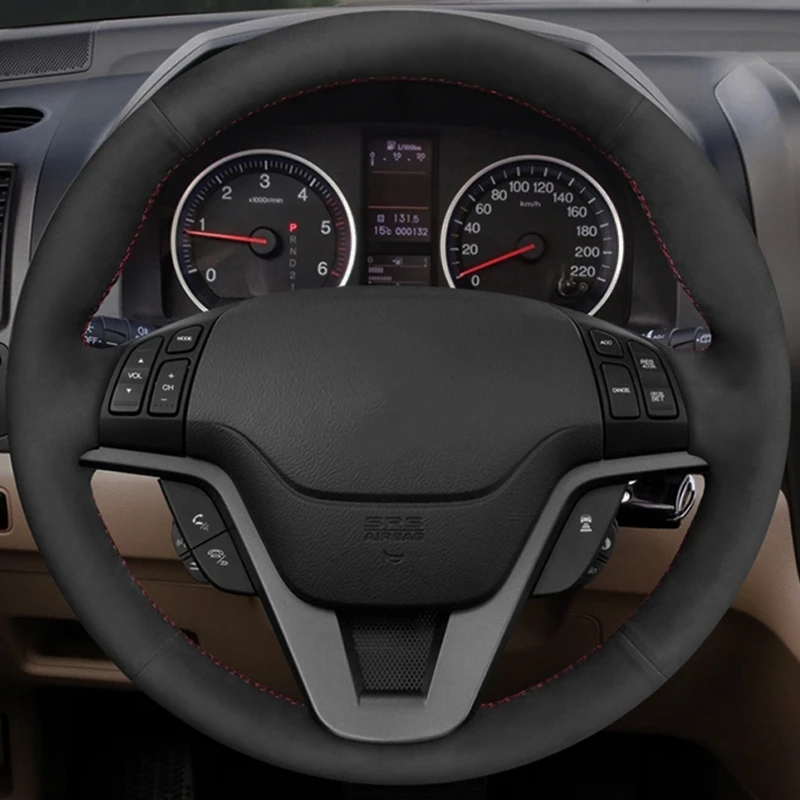 Car Steering Wheel Braid Cover Anti-Slip Suede Leather For Honda CR-V CRV 2006-2008 2009 2010 2011 2012 Crossroad Accessories
Car Steering Wheel Braid Cover Anti-Slip Suede Leather For Honda CR-V CRV 2006-2008 2009 2010 2011 2012 Crossroad Accessories