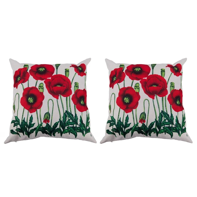2X Enchanting Beautiful Oil Painting Red Poppy Flowers Gift Anniversary Day Present Cotton Linen Home Throw Pillow Case
2X Enchanting Beautiful Oil Painting Red Poppy Flowers Gift Anniversary Day Present Cotton Linen Home Throw Pillow Case