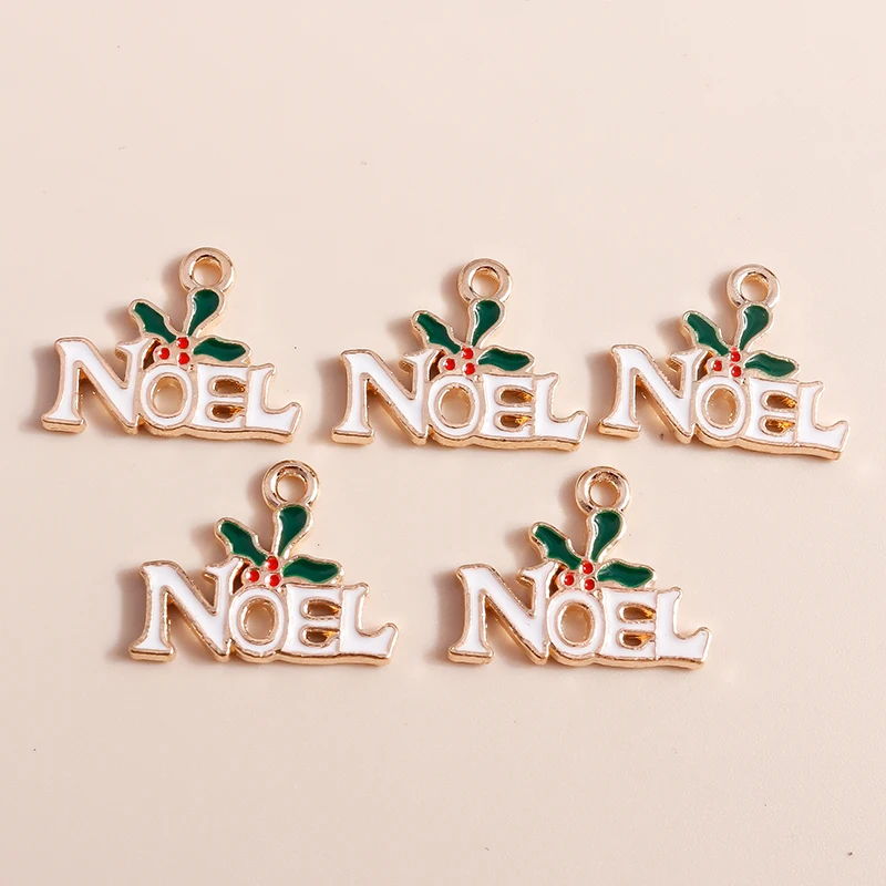 10pcs 19x15mm Cute Christmas Charms Enamel Music NOEL Charms Pendants for New Year Earrings Necklaces Jewelry Making Accessories
10pcs 19x15mm Cute Christmas Charms Enamel Music NOEL Charms Pendants for New Year Earrings Necklaces Jewelry Making Accessories