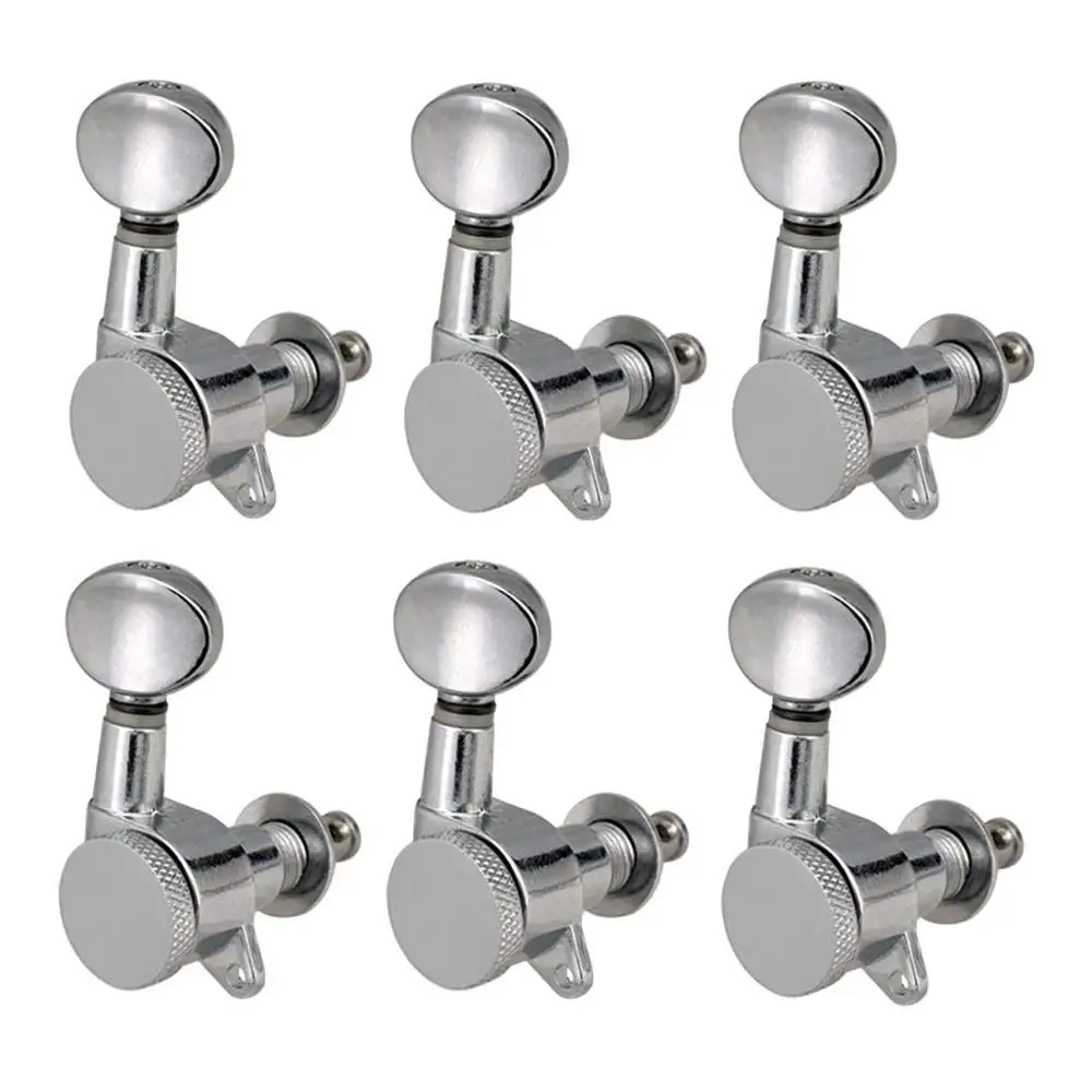 6 Pcs Right hand Locking Guitar tuners Tuning Pegs Machine Heads for Electric Guitar Chrome
6 Pcs Right hand Locking Guitar tuners Tuning Pegs Machine Heads for Electric Guitar Chrome