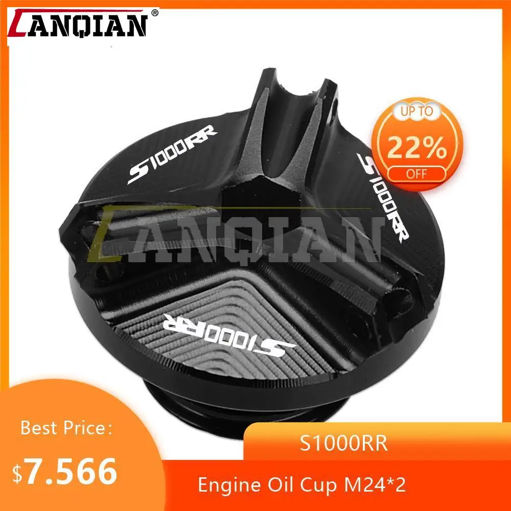 M24*2 Motorcycle Engine Oil Cup FOR BMW S1000RR S 1000 RR 2009-2016 2017 2018 2019 2020 Filter Fuel Filler Tank Cover Cap Screw
M24*2 Motorcycle Engine Oil Cup FOR BMW S1000RR S 1000 RR 2009-2016 2017 2018 2019 2020 Filter Fuel Filler Tank Cover Cap Screw