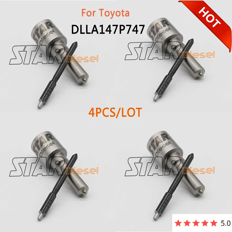 4 шт. * DLLA147P747 для Toyota 095000-0570 095000-0571 Форсунка системы Впрыска Common Rail DLLA 147P 747 наконечники для впрыска
4 шт. * DLLA147P747 для Toyota 095000-0570 095000-0571 Форсунка системы Впрыска Common Rail DLLA 147P 747 наконечники для впрыска