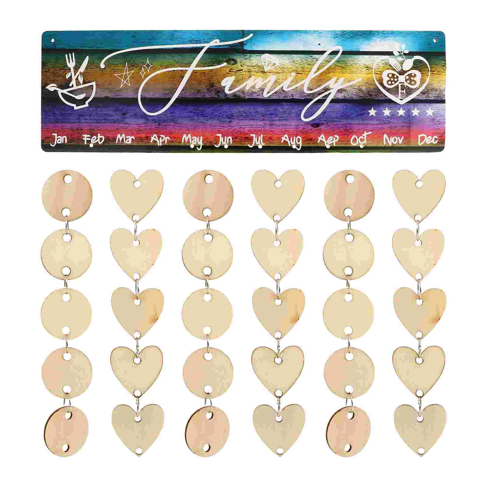 1 Set Hanging Calendar Premium Durable Prime Sturdy Calendar Plaque Slices for Office Home
1 Set Hanging Calendar Premium Durable Prime Sturdy Calendar Plaque Slices for Office Home