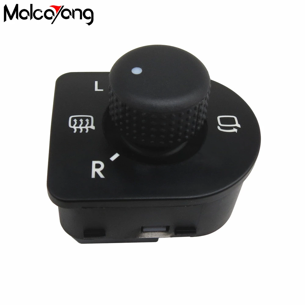 

Car Adjust Knob Side Electric Mirror Switch Control For VW Beetle Golf IV Jetta Passat B5 1998-2006 OE:1J1 959 565E / 1J1959565E