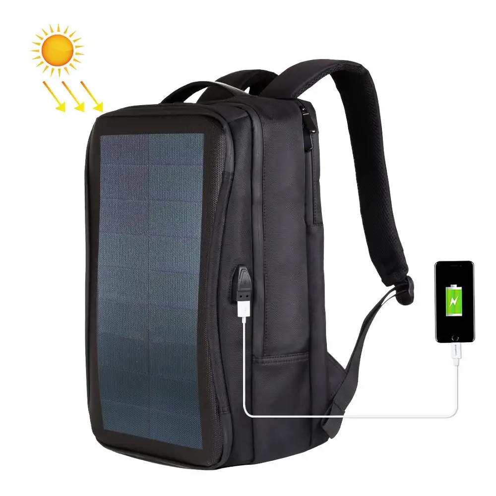 Haweel Flexible Solar Panel Backpacks Convenience Charging Laptop Bags for Travel 14W Solar Charger Daypacks &Handle &USB Port
Haweel Flexible Solar Panel Backpacks Convenience Charging Laptop Bags for Travel 14W Solar Charger Daypacks &Handle &USB Port