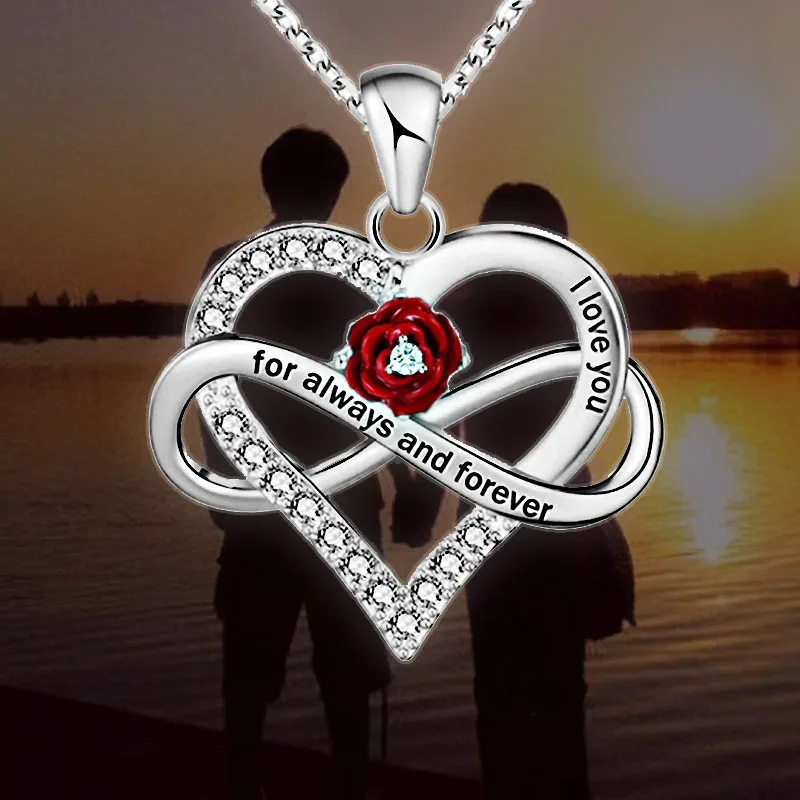 Rose Love Necklace Couple Delicate Gorgeous Pendant Anniversary Gifts for Men Women Jewelry Classic Vintage Jewelry Accessories
Rose Love Necklace Couple Delicate Gorgeous Pendant Anniversary Gifts for Men Women Jewelry Classic Vintage Jewelry Accessories