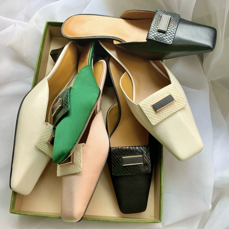 Мюли из натуральной кожи с квадратным носком, металлический декор, брендовые дизайнерские, однотонные Туфли на каблуке с котятами, весна-ле...
Мюли из натуральной кожи с квадратным носком, металлический декор, брендовые дизайнерские, однотонные Туфли на каблуке с котятами, весна-ле...