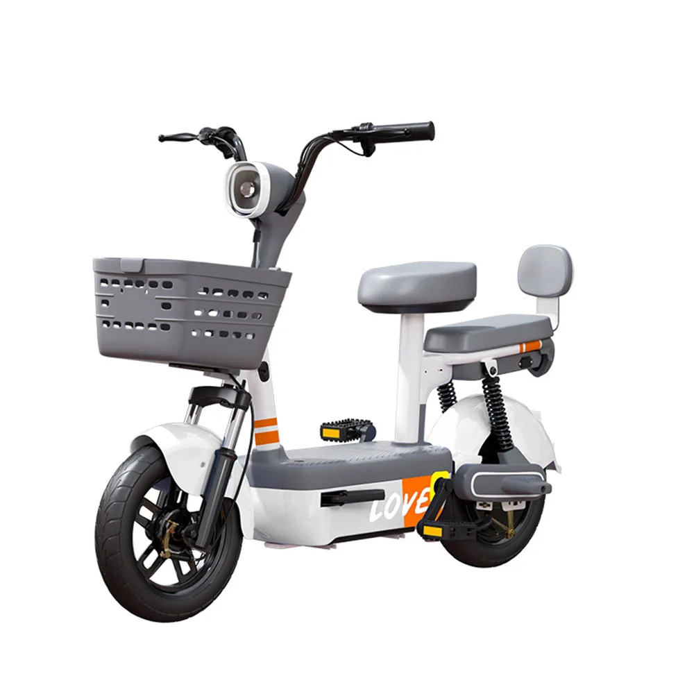 48V Electric Motorcycle 14 Inch Cycling Tool 350W Brushless Motor Vacuum Tire Portable Dual Person Lithium Battery Scooter
48V Electric Motorcycle 14 Inch Cycling Tool 350W Brushless Motor Vacuum Tire Portable Dual Person Lithium Battery Scooter