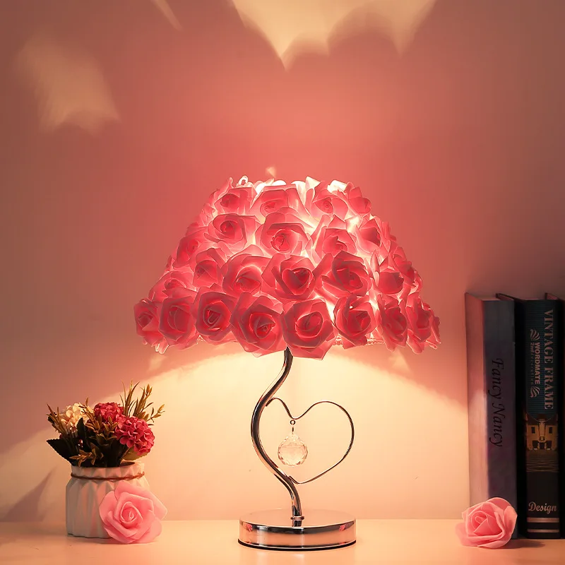 Valentine's Day Night Light Wedding Table Lamp Bedroom Rose Decoration Crystal Romantic Atmosphere Memorial Gift
Valentine's Day Night Light Wedding Table Lamp Bedroom Rose Decoration Crystal Romantic Atmosphere Memorial Gift