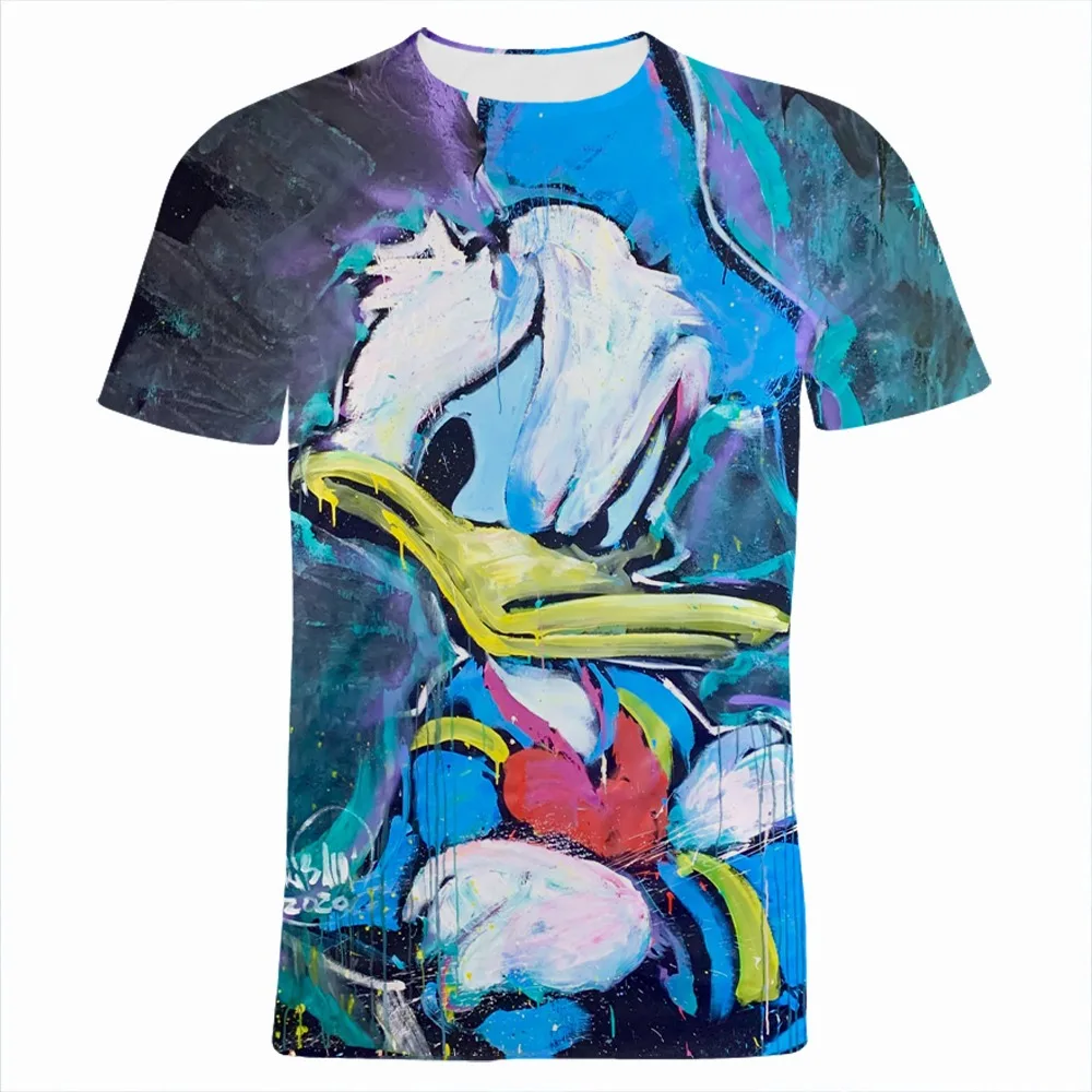 Disney Donald Duck Cartoon 3D Printing Fashion Kawaii Short Sleeve T-Shirt Fashion Top Men T-Shirt Top
Disney Donald Duck Cartoon 3D Printing Fashion Kawaii Short Sleeve T-Shirt Fashion Top Men T-Shirt Top