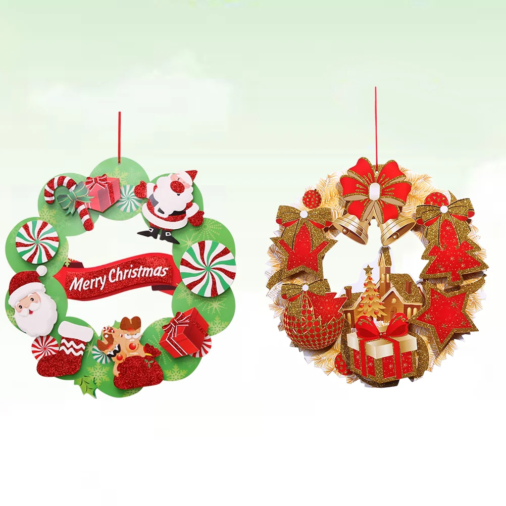 2PCS Merry Christmas Door Wall Hanging Wreath 3D Garland Door Sign Colorful Hanging Wreath Wall Ornament(001+004)
2PCS Merry Christmas Door Wall Hanging Wreath 3D Garland Door Sign Colorful Hanging Wreath Wall Ornament(001+004)
