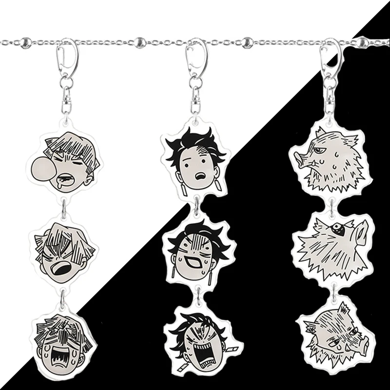 Anime Demon Slayer Kimetsu No Yaiba Acrylic Keychain Kamado Tanjirou Key Chain Cosplay long Pendant Keyring Props Accessories
Anime Demon Slayer Kimetsu No Yaiba Acrylic Keychain Kamado Tanjirou Key Chain Cosplay long Pendant Keyring Props Accessories