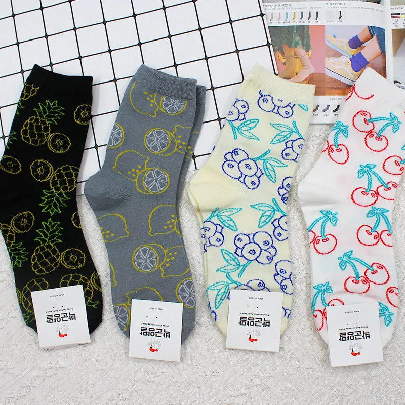 Doodle Fruit Crew Socks Woman Casual Print Cotton Women Sock Sox Standard Novelty Spring Summer Classic Adult Calcetines Hombre
Doodle Fruit Crew Socks Woman Casual Print Cotton Women Sock Sox Standard Novelty Spring Summer Classic Adult Calcetines Hombre