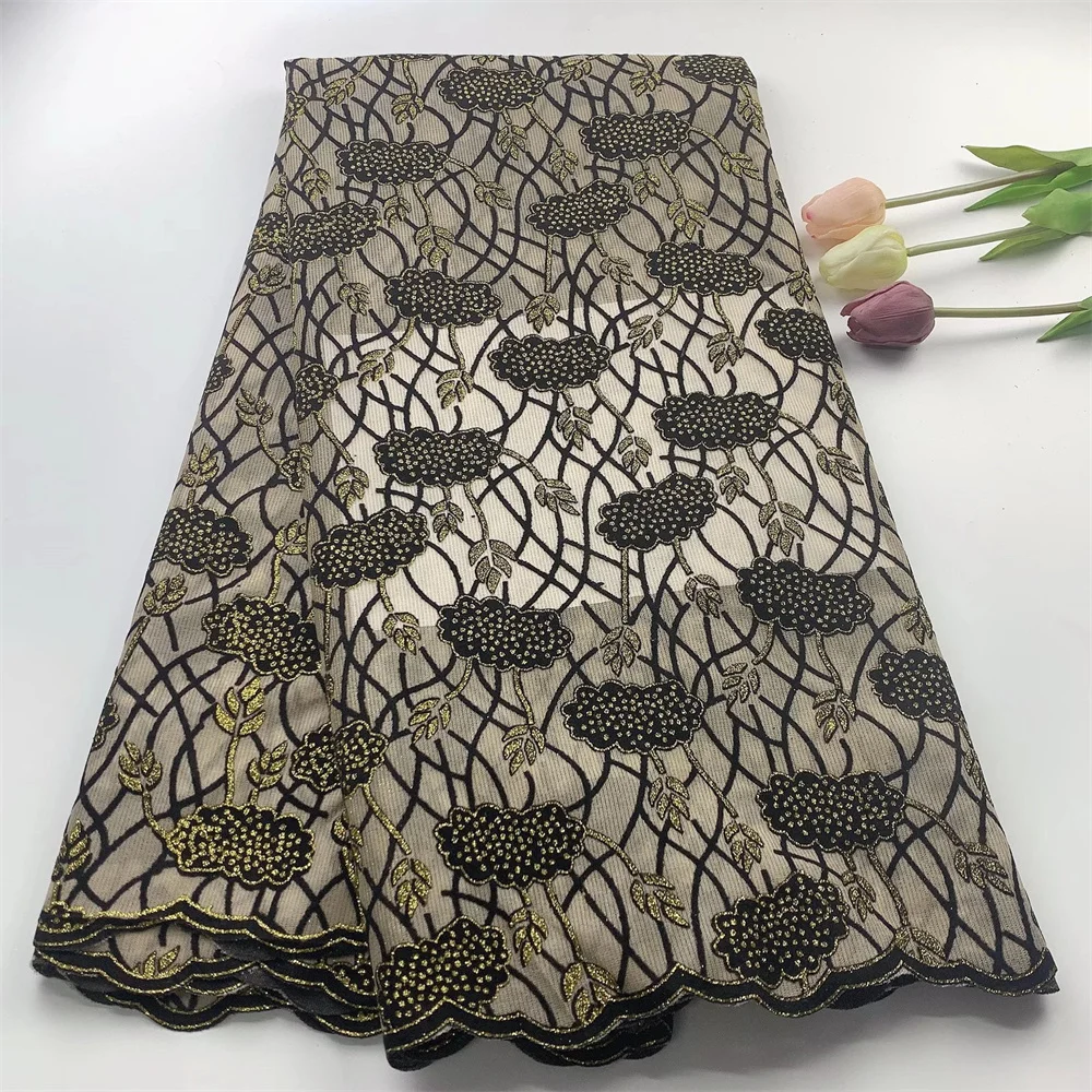 2022 африканская золотая кружевная ткань, высококачественные кружевные Блестки и бусины, кружевная ткань, французское кружево для свадебного платья 
2022 африканская золотая кружевная ткань, высококачественные кружевные Блестки и бусины, кружевная ткань, французское кружево для свадебного платья