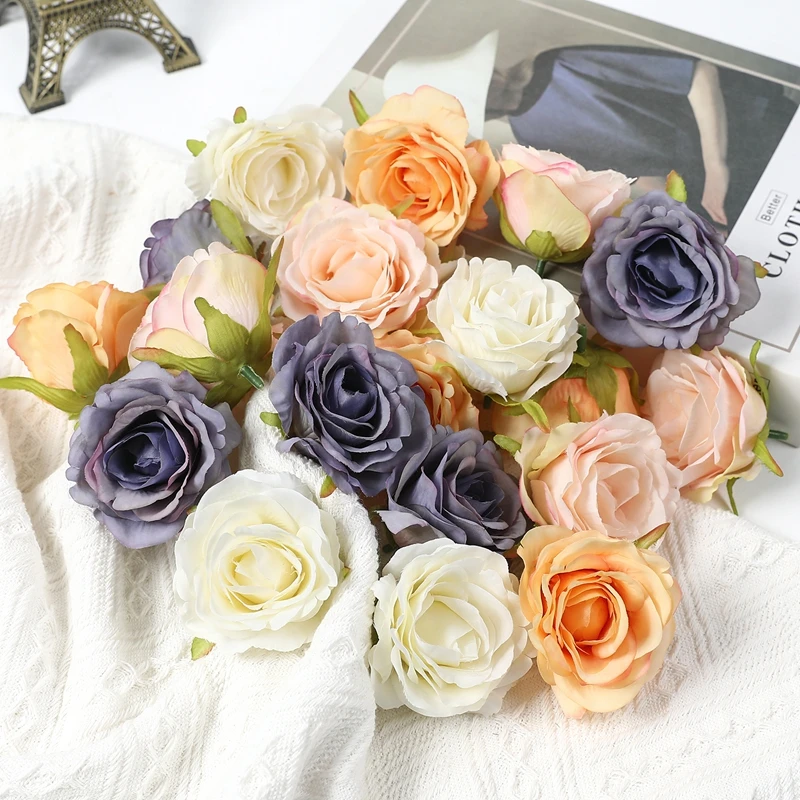 5PCs Rose Artificial Flowers Heads Silk Soft Fake Flowers Wedding Decoration For Home Room Decor DIY Crafts Valentines Day Gifts
5PCs Rose Artificial Flowers Heads Silk Soft Fake Flowers Wedding Decoration For Home Room Decor DIY Crafts Valentines Day Gifts