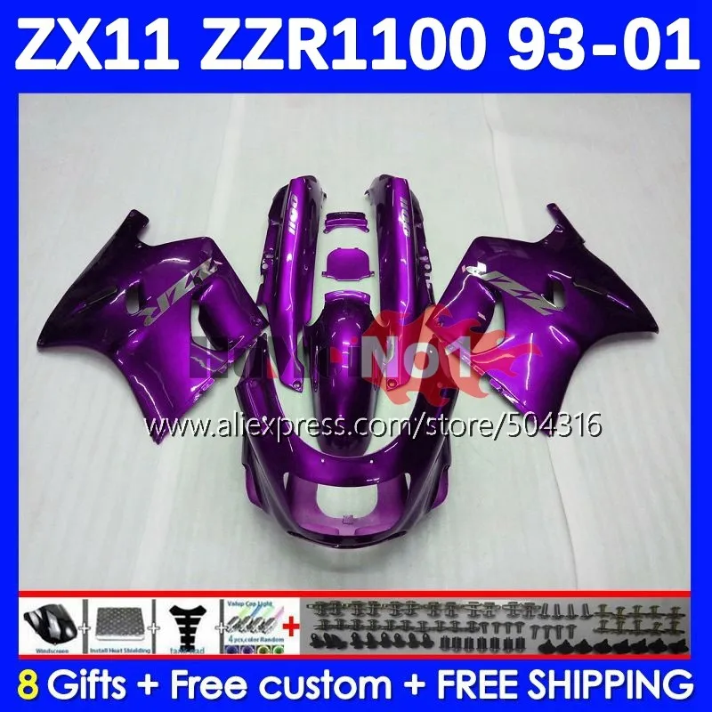 Body Kit For KAWASAKI NINJA ZZR1100 ZZR-1100 183MC.140 ZZR 1100 1993 1994 1995 1996 1997 1998 1999 2000 2001 Fairing rose glossy
Body Kit For KAWASAKI NINJA ZZR1100 ZZR-1100 183MC.140 ZZR 1100 1993 1994 1995 1996 1997 1998 1999 2000 2001 Fairing rose glossy