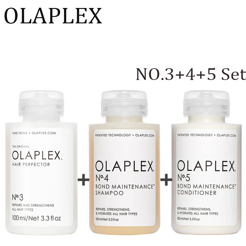 Olaplex Hair Perfector NO.3/4/5 Original Hair Set Strengthens All Hair Structure Repair Shampoo Restorer Smoother Hair Mask
Olaplex Hair Perfector NO.3/4/5 Original Hair Set Strengthens All Hair Structure Repair Shampoo Restorer Smoother Hair Mask
