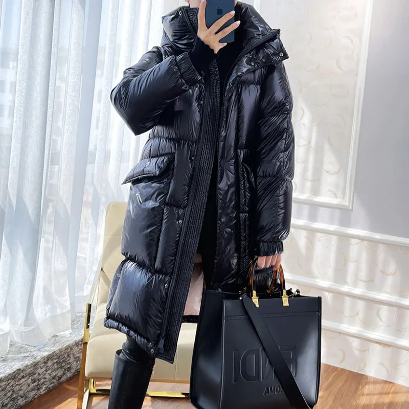 New Women Winter Puffer Jacket Hooded Mid-length Style Detachable Sleeves Down Coat Female Parka Warm Clothes Lady Outerwear
New Women Winter Puffer Jacket Hooded Mid-length Style Detachable Sleeves Down Coat Female Parka Warm Clothes Lady Outerwear