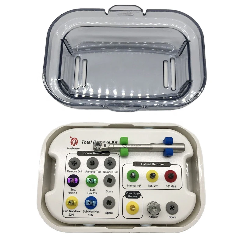 Dental Implant Tools Fixture & Screw Total Remover Kit Korea Original HN Dental Implant Surgery Instrument
Dental Implant Tools Fixture & Screw Total Remover Kit Korea Original HN Dental Implant Surgery Instrument