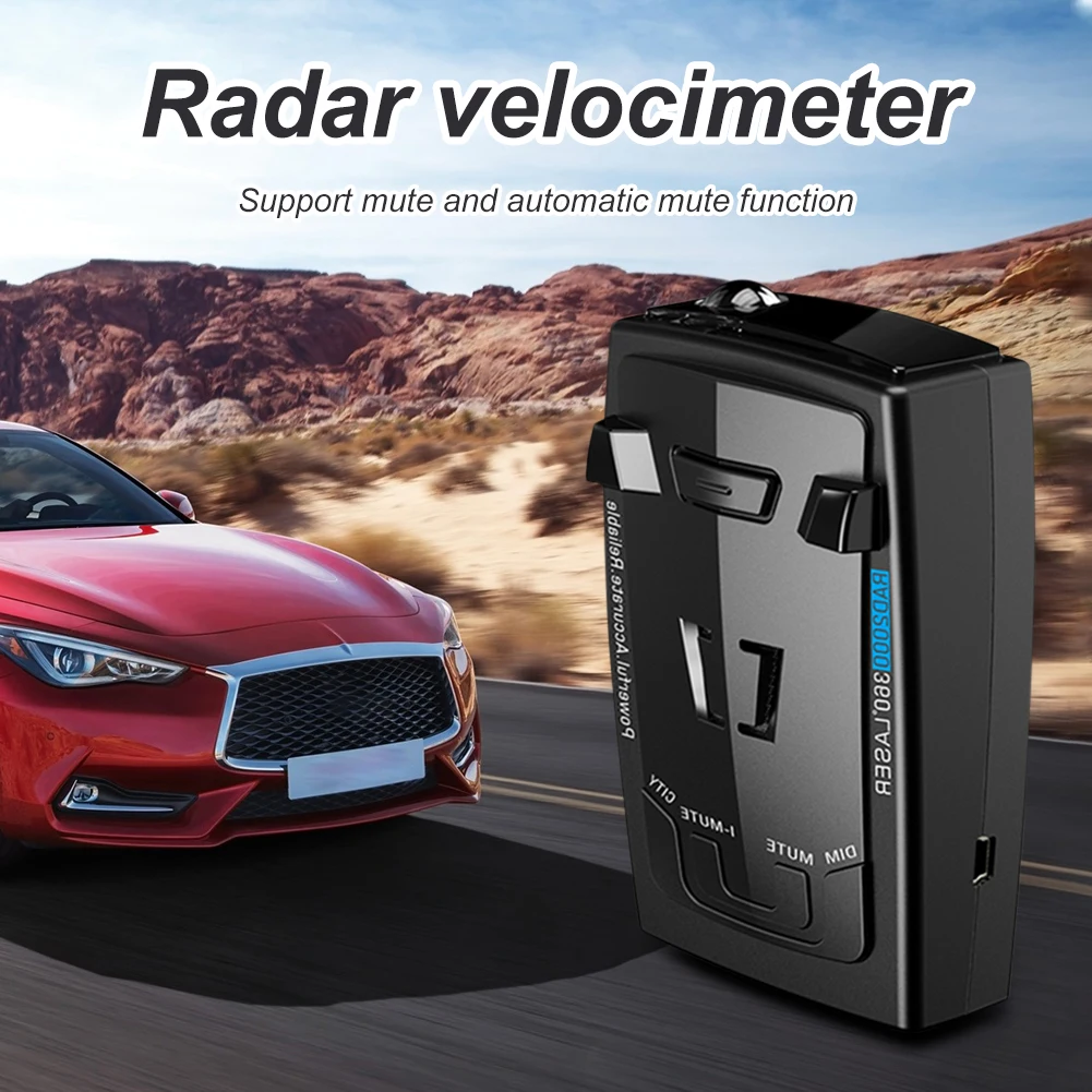 

RAD2000/1000 Car Radar Detector Voice Alert Car Radar Speedometer Vehicle Speed Alarm Warning System Auto Accessories