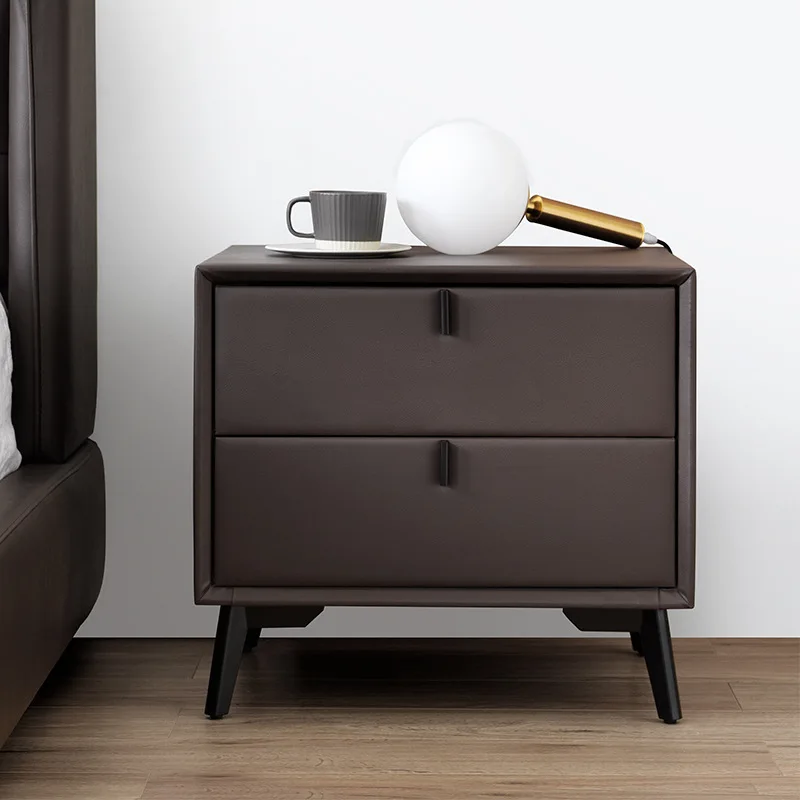 Nordic leather bedside cabinet Bedside cabinet Storage cabinet Simple modern master bedroom storage cabinet
Nordic leather bedside cabinet Bedside cabinet Storage cabinet Simple modern master bedroom storage cabinet