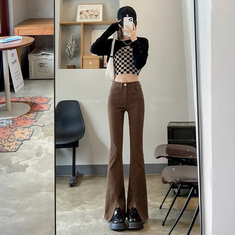 Spring Autumn Flared Jeans New High-waisted Elastic Slim Micro-horn Tall Long Version Mopping Jeans Women Y2k Pants Women Jeans
Spring Autumn Flared Jeans New High-waisted Elastic Slim Micro-horn Tall Long Version Mopping Jeans Women Y2k Pants Women Jeans