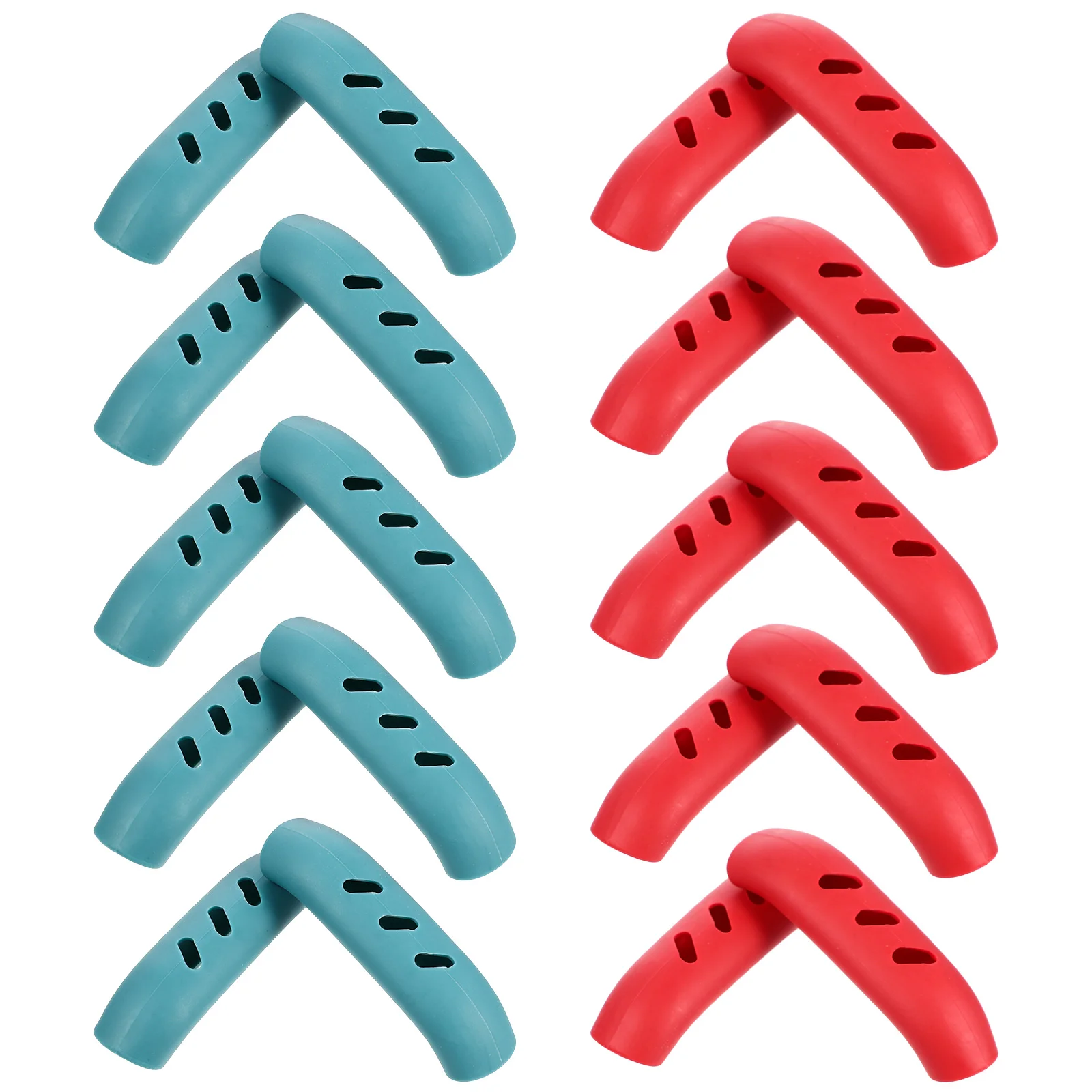 10 Pairs Silicone Pan Handle Sleeve Kettle Grip Hot Holder Pot Holders Assist Heat Resistant Cover Cast Iron Insulation
10 Pairs Silicone Pan Handle Sleeve Kettle Grip Hot Holder Pot Holders Assist Heat Resistant Cover Cast Iron Insulation