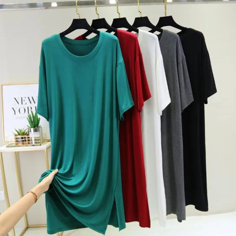 Sleepwear women night dress new modal cotton nightgowns loose large size nightshirt female gown sleep dresses nuisette femme
Sleepwear women night dress new modal cotton nightgowns loose large size nightshirt female gown sleep dresses nuisette femme